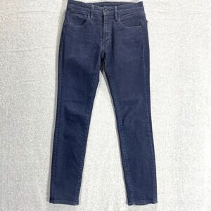 Bononbos Skinny Jeans Mens Blue Denim Stretch Slim Fit‎ Straight Dark Wash 26X27